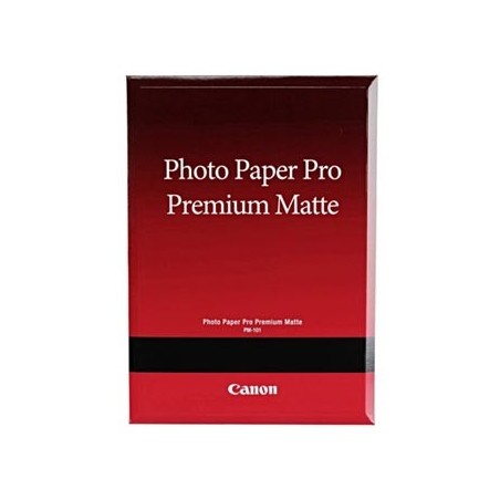 Canon PM-101 Photo Paper Premium Matte, PM-101, foto papier, matowy, 8657B017, biały, A2, 16.54x23.39", 210 g/m2, 20 szt., niew Canon PM-101 Photo Paper Premium Matte, PM-101, foto papier, matowy, 8657B017, biały, A2, 16.54x23.39", 210 g/m2, 20 szt., niew