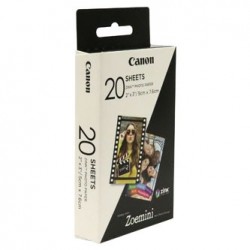 Canon ZINK Photo Paper, ZINK, foto papier, bez marginesu typ połysk, Zero Ink typ 3214C002, biały, 5x7,6cm, 2x3", 20 szt., ter Canon ZINK Photo Paper, ZINK, foto papier, bez marginesu typ połysk, Zero Ink typ 3214C002, biały, 5x7,6cm, 2x3", 20 szt., ter