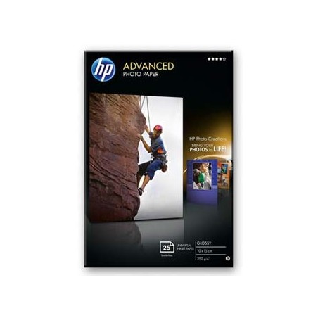 HP Advanced Glossy Photo Pa, Q8691A, foto papier, bez marginesu typ połysk, zaawansowany typ biały, 10x15cm, 4x6", 250 g/m2, 2 HP Advanced Glossy Photo Pa, Q8691A, foto papier, bez marginesu typ połysk, zaawansowany typ biały, 10x15cm, 4x6", 250 g/m2, 2