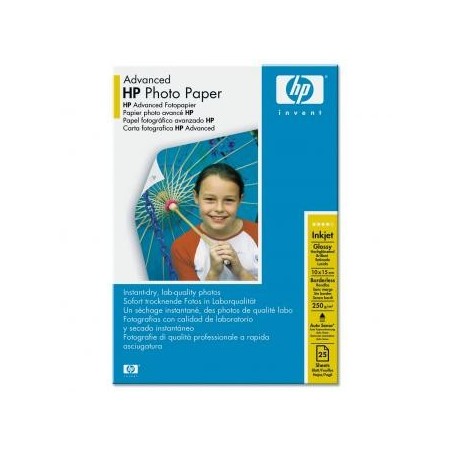 HP Advanced Glossy Photo Pa, Q8691A, foto papier, bez marginesu typ połysk, zaawansowany typ biały, 10x15cm, 4x6", 250 g/m2, 2 HP Advanced Glossy Photo Pa, Q8691A, foto papier, bez marginesu typ połysk, zaawansowany typ biały, 10x15cm, 4x6", 250 g/m2, 2