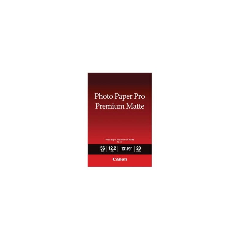 Canon Photo paper premium matte, PM-101, foto papier, matowy, 8657B007, biały, A3+, 13x19", 210 g/m2, 20 szt., atrament
