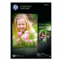 HP Everyday Glossy Photo P, Q2510A, foto papier, do codziennego użytku typ połysk, biały, A4, 200 g/m2, 100 szt., atrament