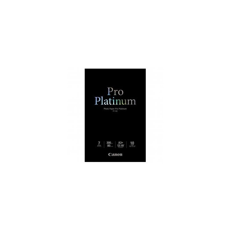 Canon Photo Paper Pro Platinu, PT-101 A3+, foto papier, połysk, 2768B018, biały, A3+, 13x19", 300 g/m2, 10 szt., atrament