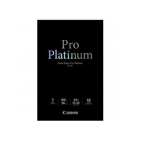 Canon Photo Paper Pro Platinu, PT-101 A3+, foto papier, połysk, 2768B018, biały, A3+, 13x19", 300 g/m2, 10 szt., atrament Canon Photo Paper Pro Platinu, PT-101 A3+, foto papier, połysk, 2768B018, biały, A3+, 13x19", 300 g/m2, 10 szt., atrament