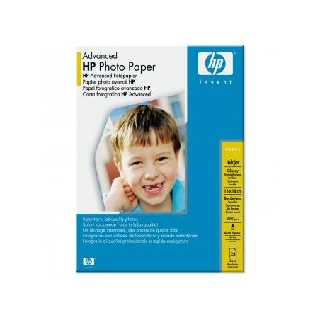HP Advanced Glossy Photo Pa, Q8696A, foto papier, bez marginesu typ połysk, zaawansowany typ biały, 13x18cm, 5x7", 250 g/m2, 2 HP Advanced Glossy Photo Pa, Q8696A, foto papier, bez marginesu typ połysk, zaawansowany typ biały, 13x18cm, 5x7", 250 g/m2, 2