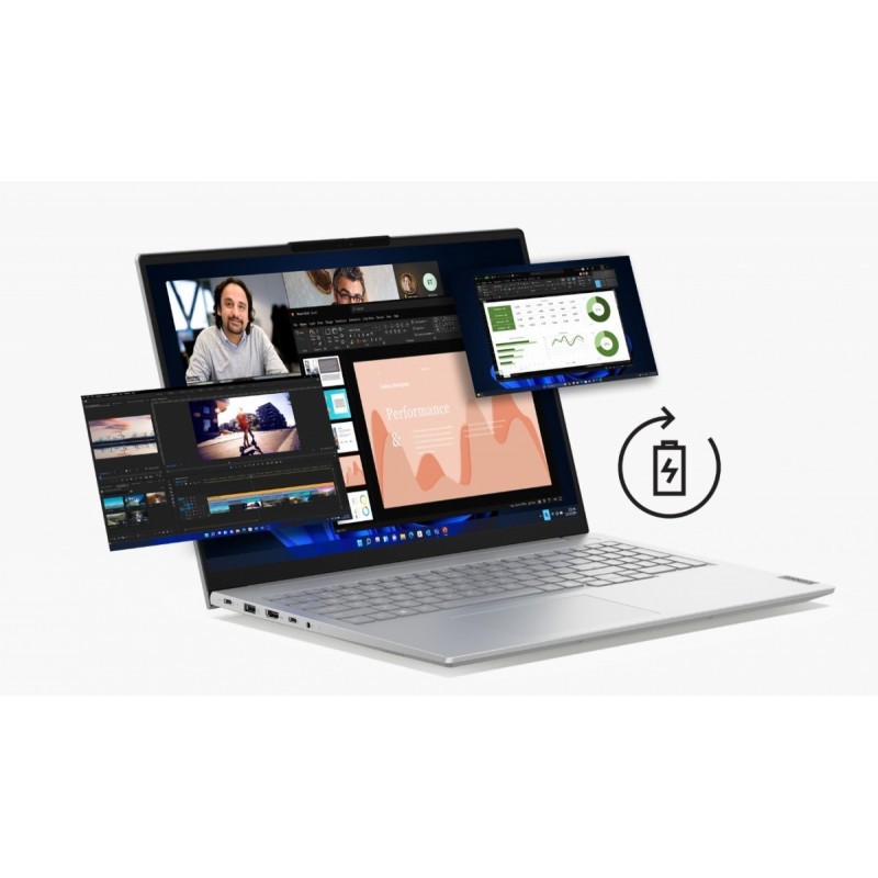 Notebook ThinkBook 16 G8 21SK009RPB W11Pro Ultra 7 255H/2x16GB/1TB/INT/16.0 WUXGA/Arctic Grey/3YRS OS + CO2 Offset Notebook ThinkBook 16 G8 21SK009RPB W11Pro Ultra 7 255H/2x16GB/1TB/INT/16.0 WUXGA/Arctic Grey/3YRS OS + CO2 Offset