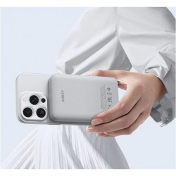 PB-MS04 White Qi2 PowerBank | 10000mAh | 20W | MagSafe PD PB-MS04 White Qi2 PowerBank | 10000mAh | 20W | MagSafe PD