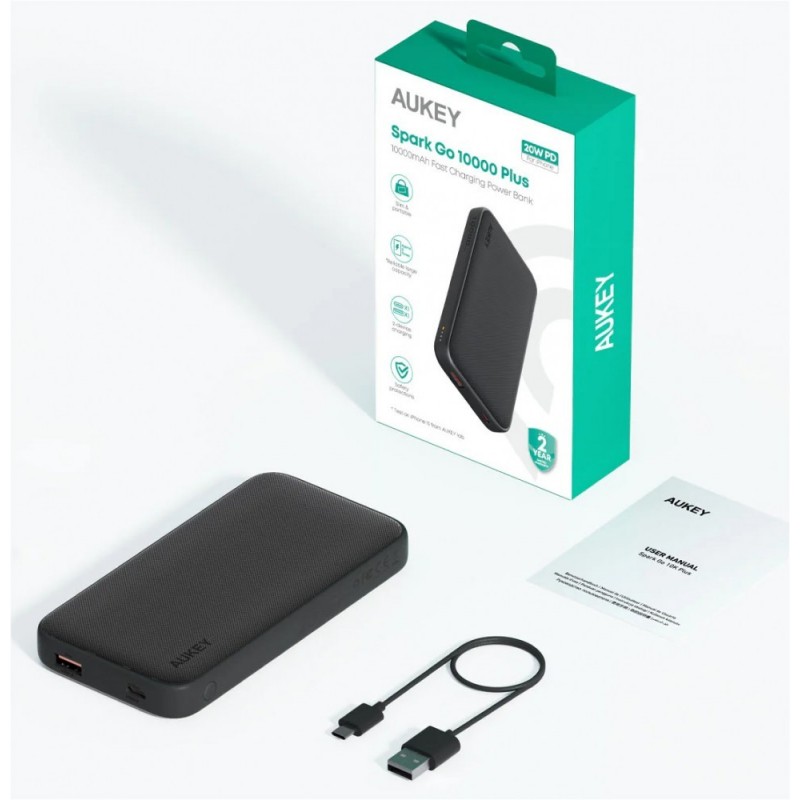PB-Y46P PowerBank | 10000mAh | 20W | 2xUSB | kabel USB-C PB-Y46P PowerBank | 10000mAh | 20W | 2xUSB | kabel USB-C