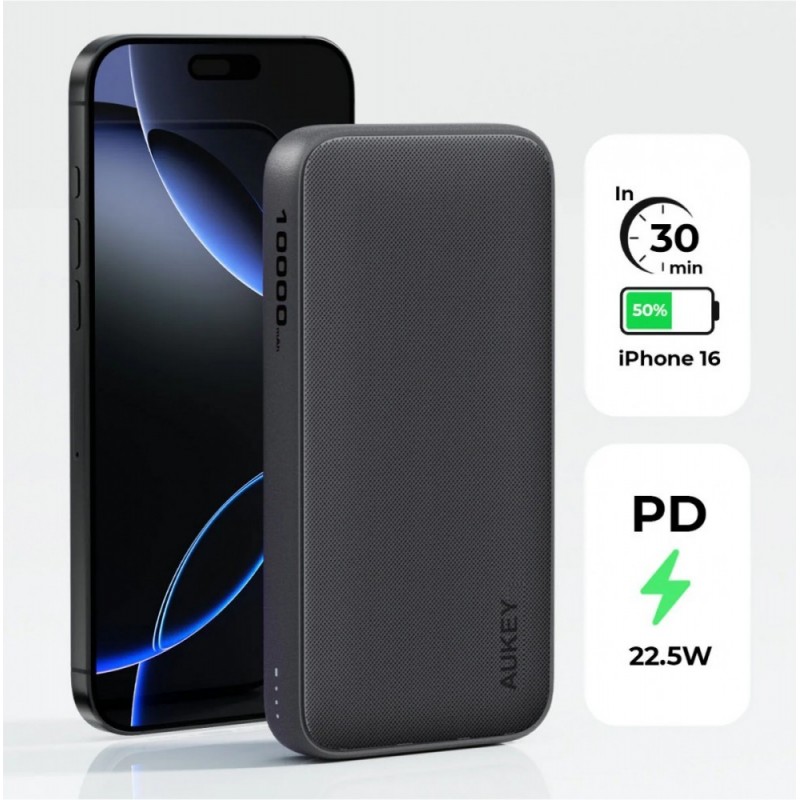 PB-Y46P PowerBank | 10000mAh | 20W | 2xUSB | kabel USB-C PB-Y46P PowerBank | 10000mAh | 20W | 2xUSB | kabel USB-C