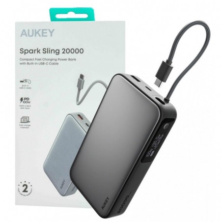 PB-Y48 PowerBank | 20000mAh | 130W | 4xUSB | LED | PPS | kabel USB-C PB-Y48 PowerBank | 20000mAh | 130W | 4xUSB | LED | PPS | kabel USB-C