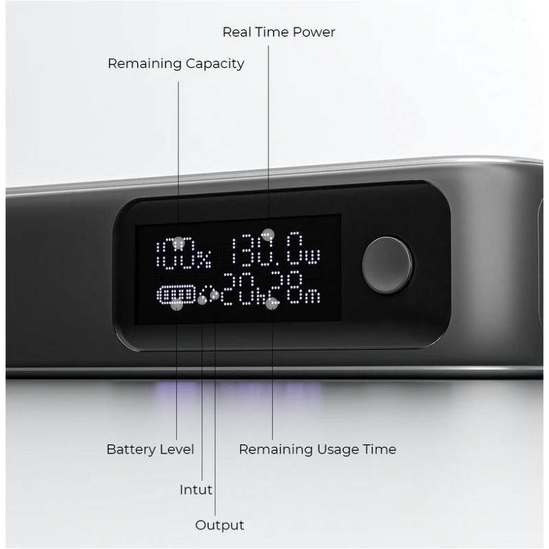 PB-Y48 PowerBank | 20000mAh | 130W | 4xUSB | LED | PPS | kabel USB-C PB-Y48 PowerBank | 20000mAh | 130W | 4xUSB | LED | PPS | kabel USB-C