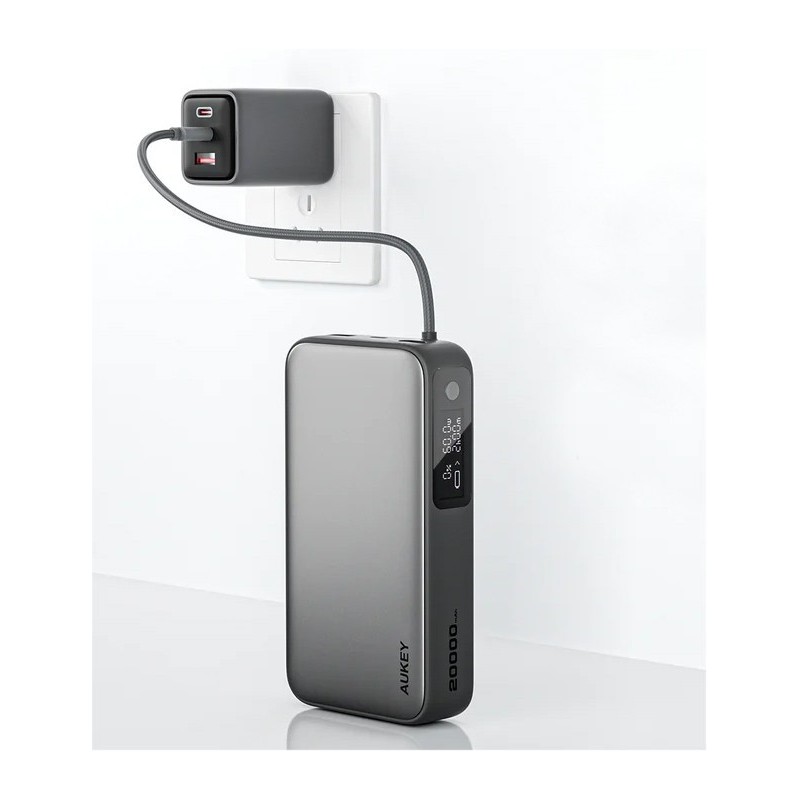 PB-Y48 PowerBank | 20000mAh | 130W | 4xUSB | LED | PPS | kabel USB-C PB-Y48 PowerBank | 20000mAh | 130W | 4xUSB | LED | PPS | kabel USB-C