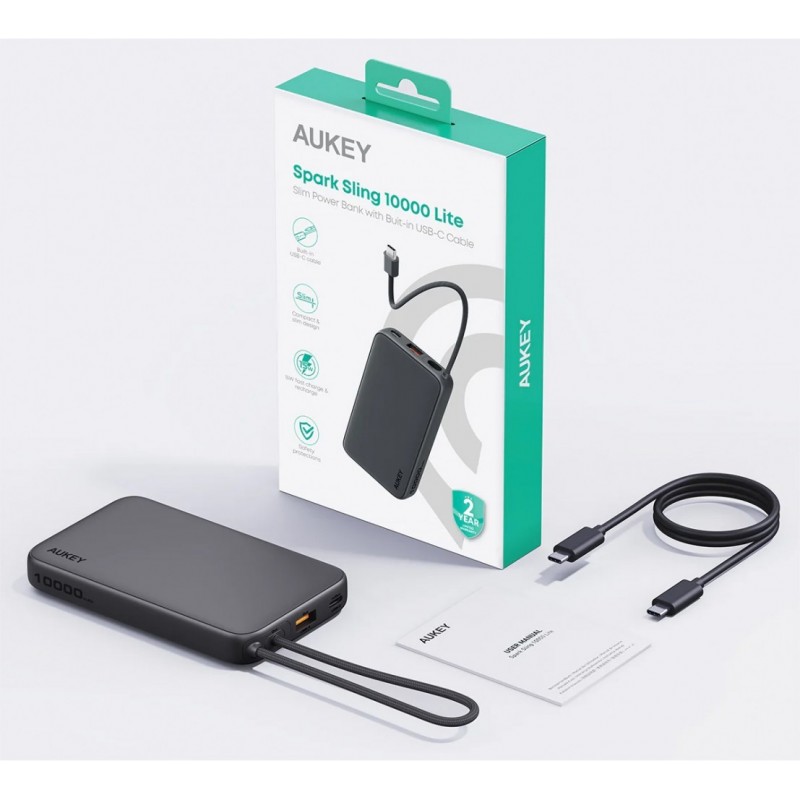 PB-Y53P PowerBank | 10000mAh | 22.5W | 4xUSB | kabel USB-C PB-Y53P PowerBank | 10000mAh | 22.5W | 4xUSB | kabel USB-C