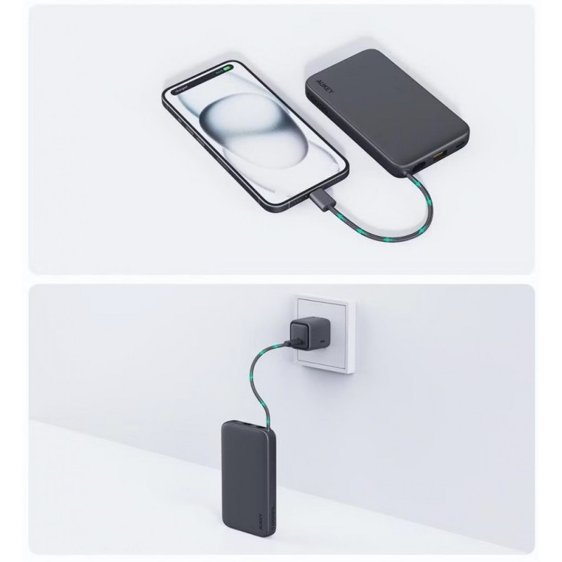 PB-Y53P PowerBank | 10000mAh | 22.5W | 4xUSB | kabel USB-C PB-Y53P PowerBank | 10000mAh | 22.5W | 4xUSB | kabel USB-C