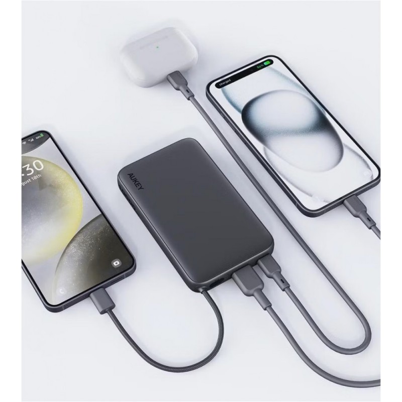 PB-Y53P PowerBank | 10000mAh | 22.5W | 4xUSB | kabel USB-C PB-Y53P PowerBank | 10000mAh | 22.5W | 4xUSB | kabel USB-C