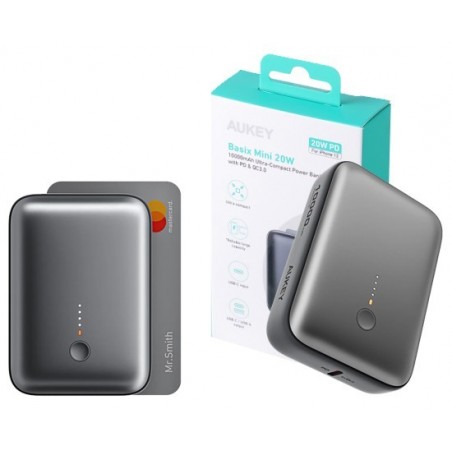 PB-Y55 MINI PowerBank | 10000mAh | 22.5W | 2xUSB | PD QC PB-Y55 MINI PowerBank | 10000mAh | 22.5W | 2xUSB | PD QC