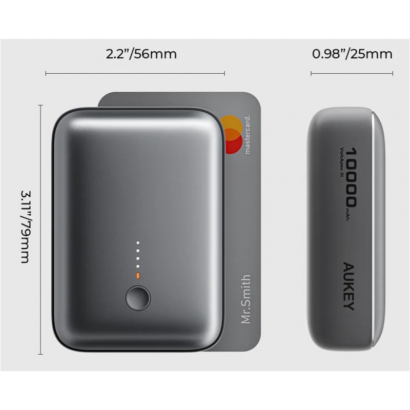 PB-Y55 MINI PowerBank | 10000mAh | 22.5W | 2xUSB | PD QC PB-Y55 MINI PowerBank | 10000mAh | 22.5W | 2xUSB | PD QC