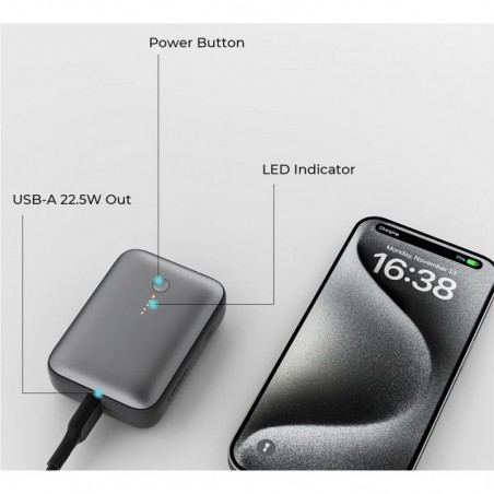 PB-Y55 MINI PowerBank | 10000mAh | 22.5W | 2xUSB | PD QC PB-Y55 MINI PowerBank | 10000mAh | 22.5W | 2xUSB | PD QC
