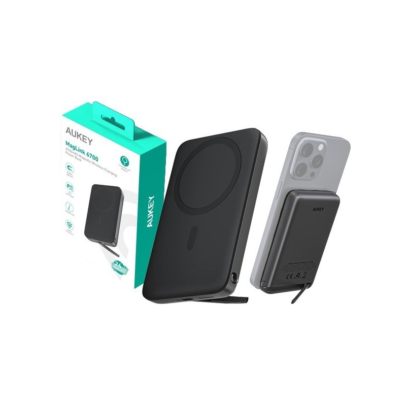 PB-MS01 MagSafe PowerBank | 6700mAh | 20W | LED | USB-C