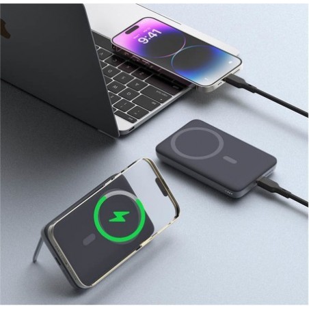 PB-MS01 MagSafe PowerBank | 6700mAh | 20W | LED | USB-C PB-MS01 MagSafe PowerBank | 6700mAh | 20W | LED | USB-C