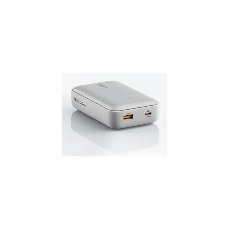 PB-Y57 White Mini PowerBank | 20000mAh | 22.5W | 2xUSB | PD 3.0 QC 3.0 LED PB-Y57 White Mini PowerBank | 20000mAh | 22.5W | 2xUSB | PD 3.0 QC 3.0 LED