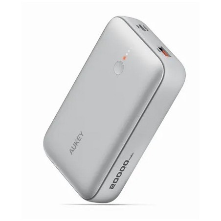 PB-Y57 White Mini PowerBank | 20000mAh | 22.5W | 2xUSB | PD 3.0 QC 3.0 LED PB-Y57 White Mini PowerBank | 20000mAh | 22.5W | 2xUSB | PD 3.0 QC 3.0 LED