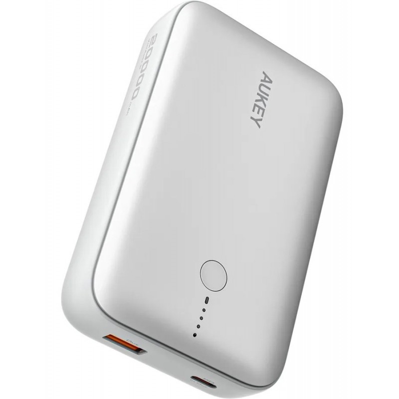PB-Y57 White Mini PowerBank | 20000mAh | 22.5W | 2xUSB | PD 3.0 QC 3.0 LED PB-Y57 White Mini PowerBank | 20000mAh | 22.5W | 2xUSB | PD 3.0 QC 3.0 LED