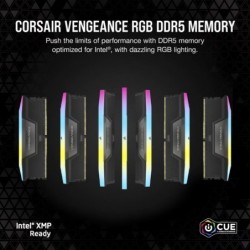 Pamięć DDR5 Vengeance RGB 48GB/6400 (2x24GB) CL36 Pamięć DDR5 Vengeance RGB 48GB/6400 (2x24GB) CL36