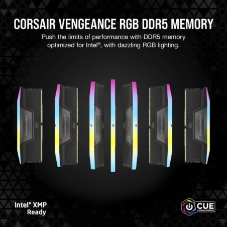 Pamięć DDR5 Vengeance RGB 48GB/6400 (2x24GB) CL36 Pamięć DDR5 Vengeance RGB 48GB/6400 (2x24GB) CL36