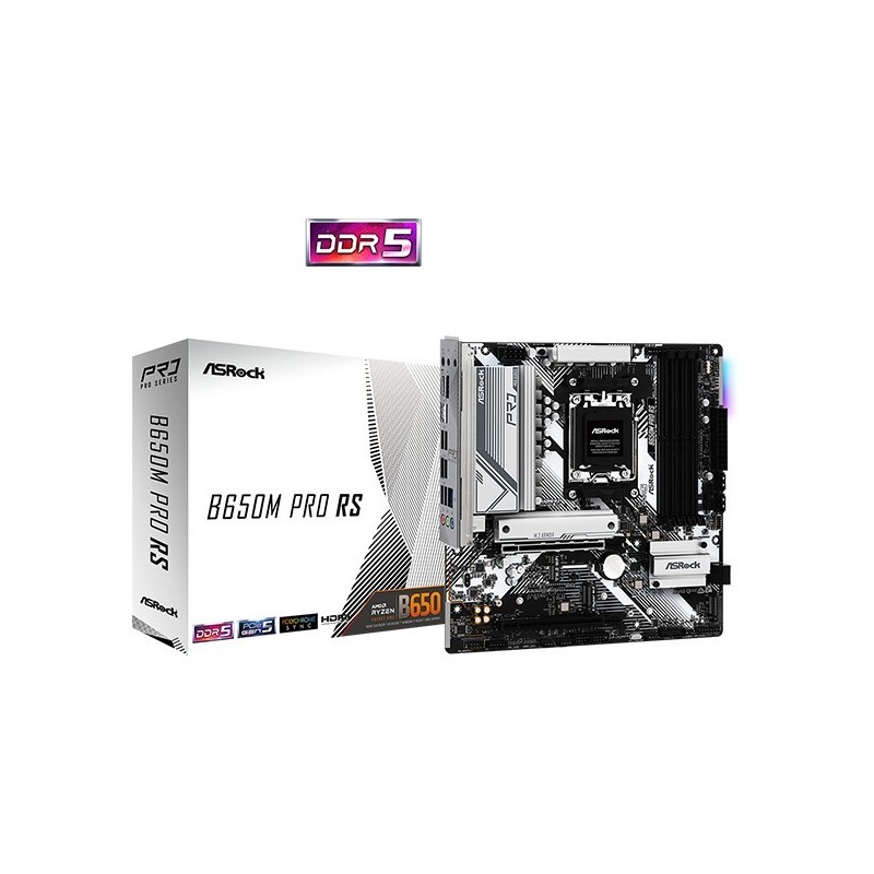 Płyta główna B650M PRO RS AM5 4DDR5 HDMI/DP mATX 