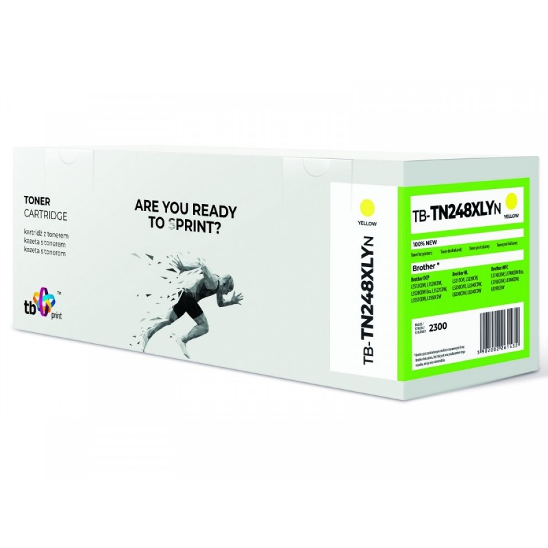 Toner do Brother TN248XLY TB-TN248XLYN 100% nowy żółty