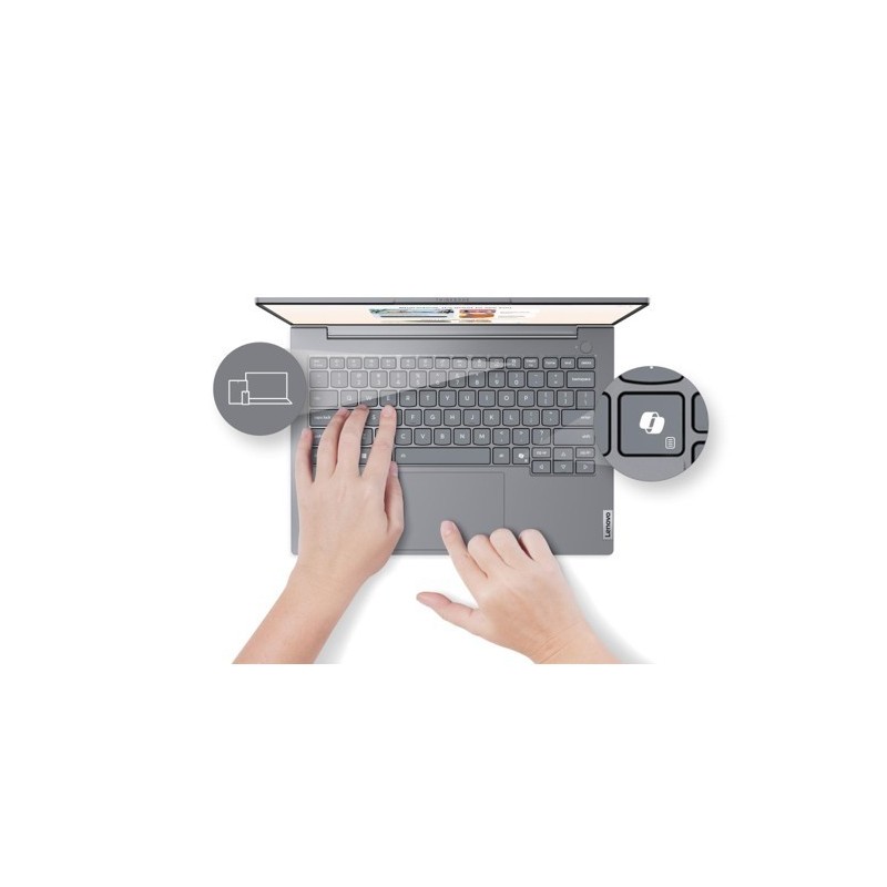Laptop ThinkBook 14 G8 21SJ008APB W11Pro Ultra 5 225U/16GB/512GB/INT/14.0 WUXGA//Luna Grey/3YRS OS + CO2 Offset 