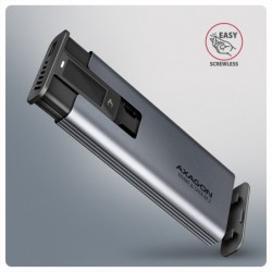EEM2-SD2 Obudowa zewnętrzna aluminiowa bezśrubowa USB-A/C 3.2 Gen2 M.2 NVMe/SATA display LCD EEM2-SD2 Obudowa zewnętrzna aluminiowa bezśrubowa USB-A/C 3.2 Gen2 M.2 NVMe/SATA display LCD