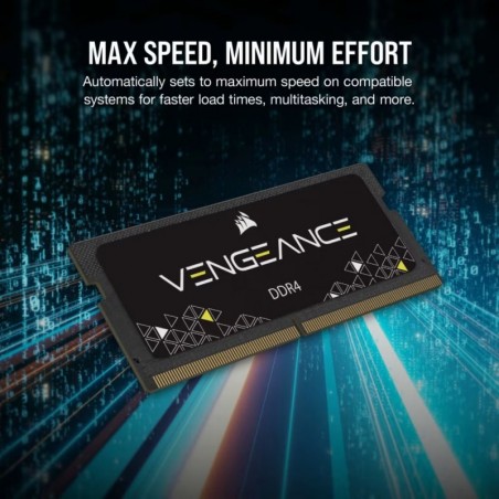 Pamięć DDR4 Vengeance 16GB/3200 (1x16GB) CL22 SODIMM Pamięć DDR4 Vengeance 16GB/3200 (1x16GB) CL22 SODIMM