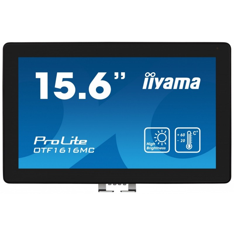 Monitor 16 cali OTF1616MC-B1, VA,poj.10pkt.1100cd,IP65, outdoor, VGA,HDMI,DP,RJ45 