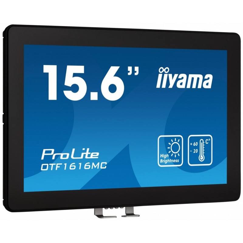 Monitor 16 cali OTF1616MC-B1, VA,poj.10pkt.1100cd,IP65, outdoor, VGA,HDMI,DP,RJ45 