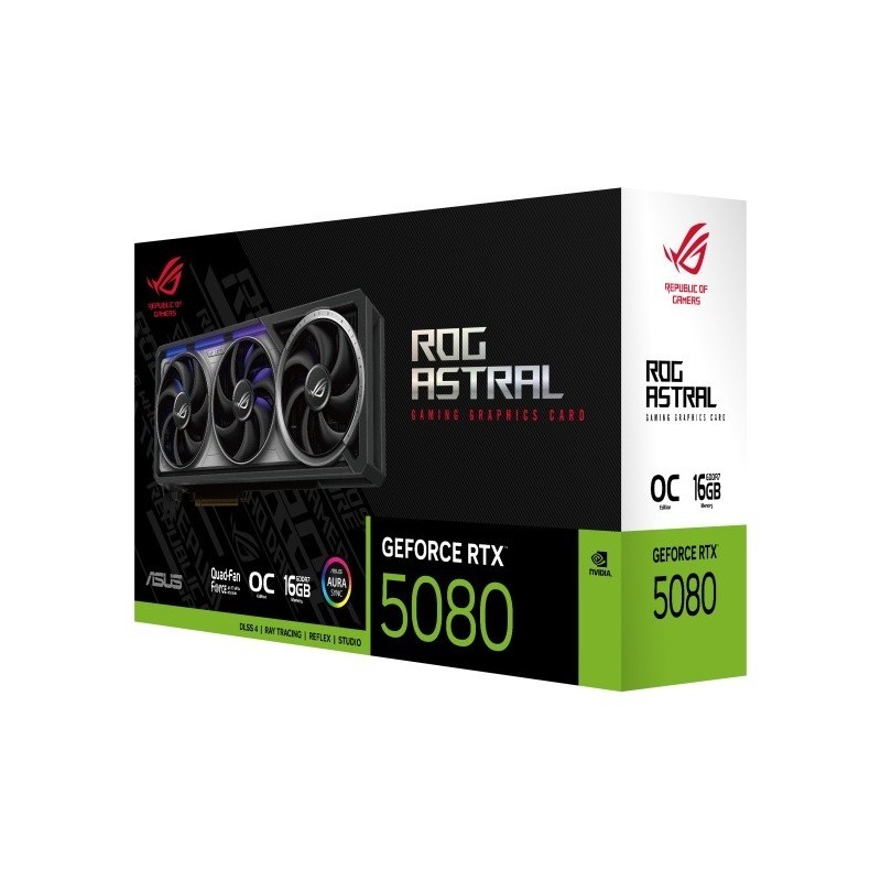Karta graficzna GeForce RTX 5080 ROG ASTRAL OC GDDR7 256bit 3DP/2HDMI