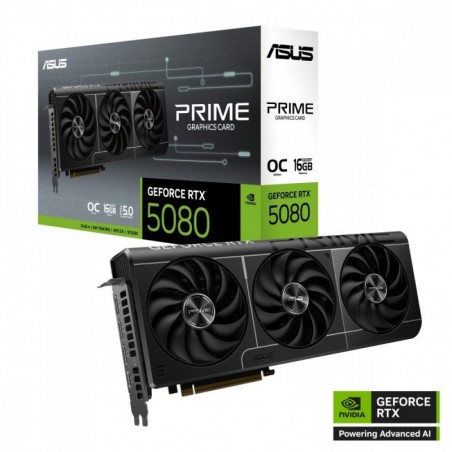 Karta graficzna GeForce RTX 5080 Prime OC 16GB GDDR7 256bit 3DP/HDMI Karta graficzna GeForce RTX 5080 Prime OC 16GB GDDR7 256bit 3DP/HDMI