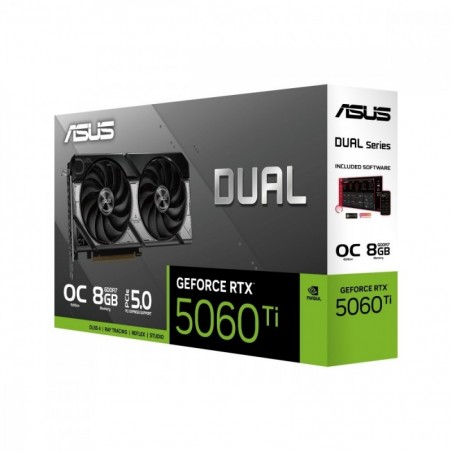 Karta graficzna GeForce RTX 5060 Ti Dual OC 8GB GDDR7 128BIT 3DP/HDMI Karta graficzna GeForce RTX 5060 Ti Dual OC 8GB GDDR7 128BIT 3DP/HDMI