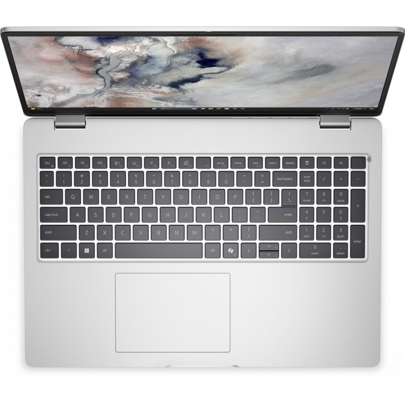 Laptop Dell Pro 16 PC16250 W11P U7 255U/32GB/1TB/16.0 FHD+/Int/FgrPr/FHD/IRCam/Mic/WLAN +BT/BcklKb/3C/3YPS Platinum