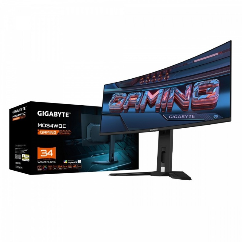 Monitor 34 cale MO34WQC OLED WQHD 2xHDMI DP USB-C Monitor 34 cale MO34WQC OLED WQHD 2xHDMI DP USB-C