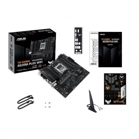 Płyta główna TUF GAMING A620M-PLUS WIFI AM5 4DDR5 HDMI/DP mATX Płyta główna TUF GAMING A620M-PLUS WIFI AM5 4DDR5 HDMI/DP mATX