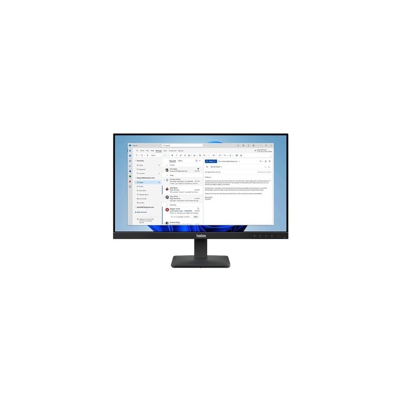 LENOVO ThinkVision S24-4e 23.8inch IPS WLED QHD 250cd/m2 4ms HDMI VGA LENOVO ThinkVision S24-4e 23.8inch IPS WLED QHD 250cd/m2 4ms HDMI VGA