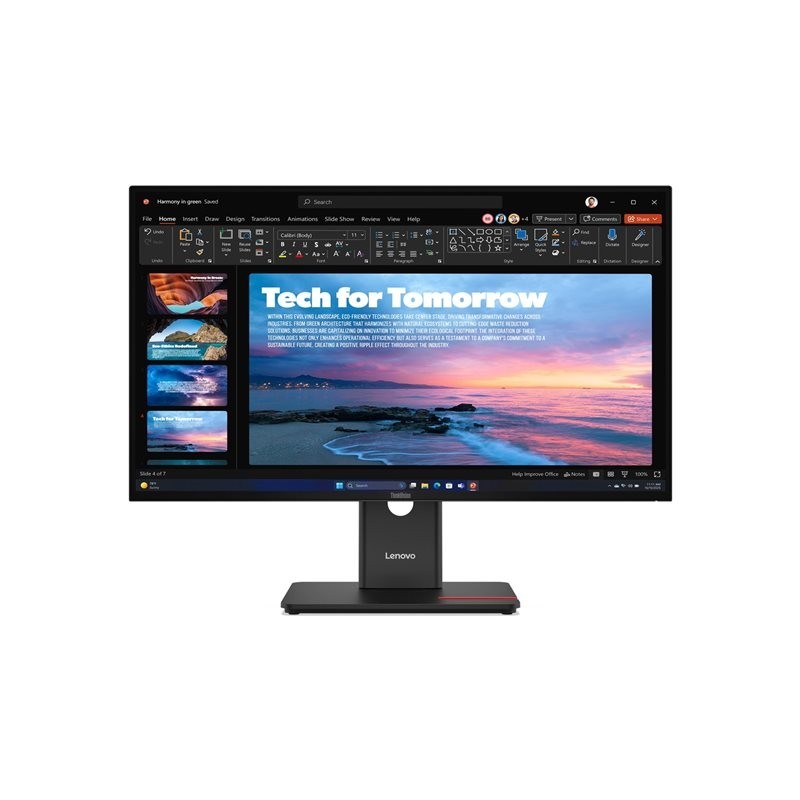 LENOVO ThinkVision T27QD-40 27inch IPS WLED QHD 350cd/m2 4ms HDMI DP USB-C