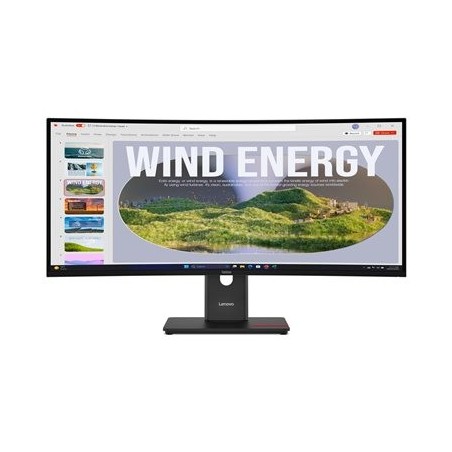 LENOVO ThinkVision T34WD-40 34inch VA WLED UWQHD 300cd/m2 4ms HDMI DP USB-C LENOVO ThinkVision T34WD-40 34inch VA WLED UWQHD 300cd/m2 4ms HDMI DP USB-C