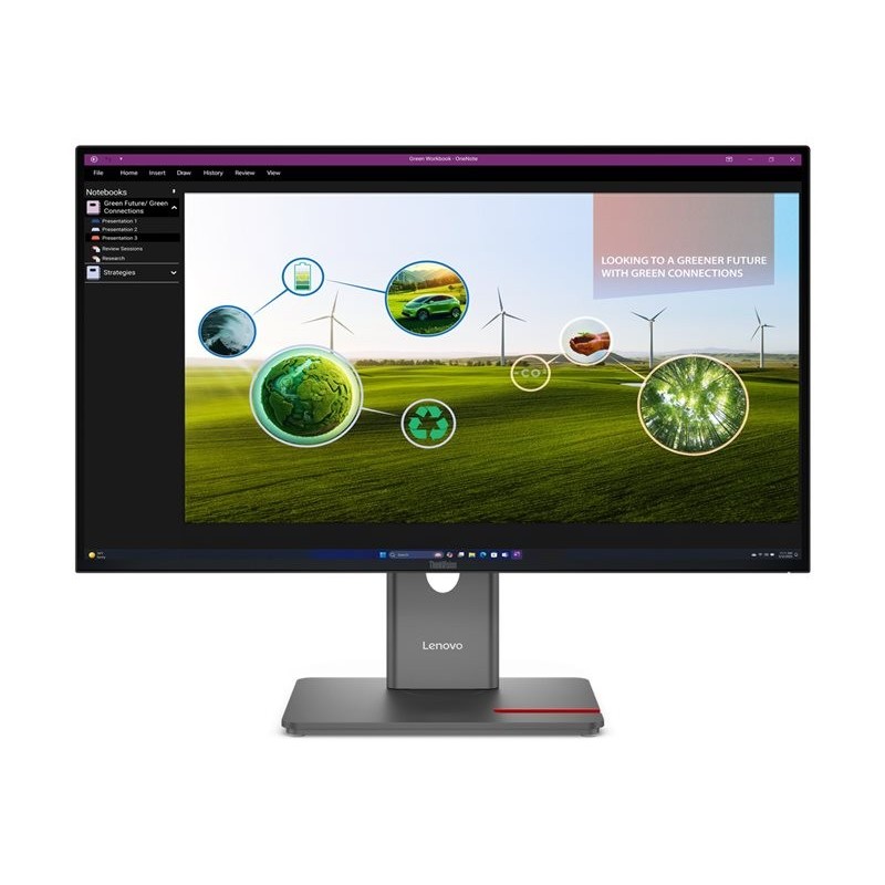 LENOVO ThinkVision P27Q-40 27inch IPS WLED QHD 350cd/m2 4ms HDMI DP