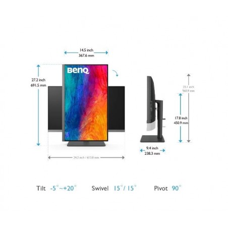Monitor 27 cali PD2706U LED 4K 5ms/QHD/IPS/HDMI/DP/USB Monitor 27 cali PD2706U LED 4K 5ms/QHD/IPS/HDMI/DP/USB