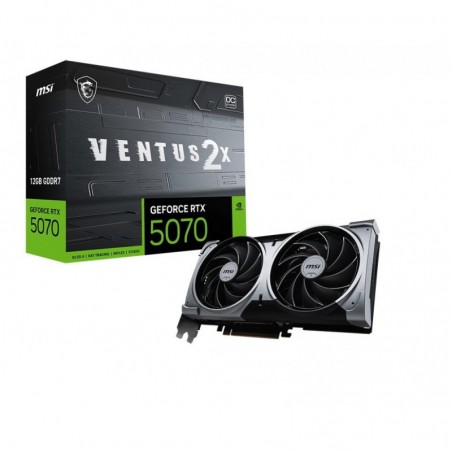 Karta graficzna GeForce RTX 5070 12G VENTUS 2X OC GDDR7 192bit HDMI/3DP Karta graficzna GeForce RTX 5070 12G VENTUS 2X OC GDDR7 192bit HDMI/3DP
