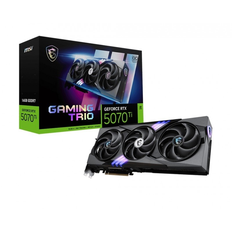 Karta graficzna GeForce RTX 5070 Ti 16G GAMING TRIO OC GDDR7 256bit HDMI/3DP