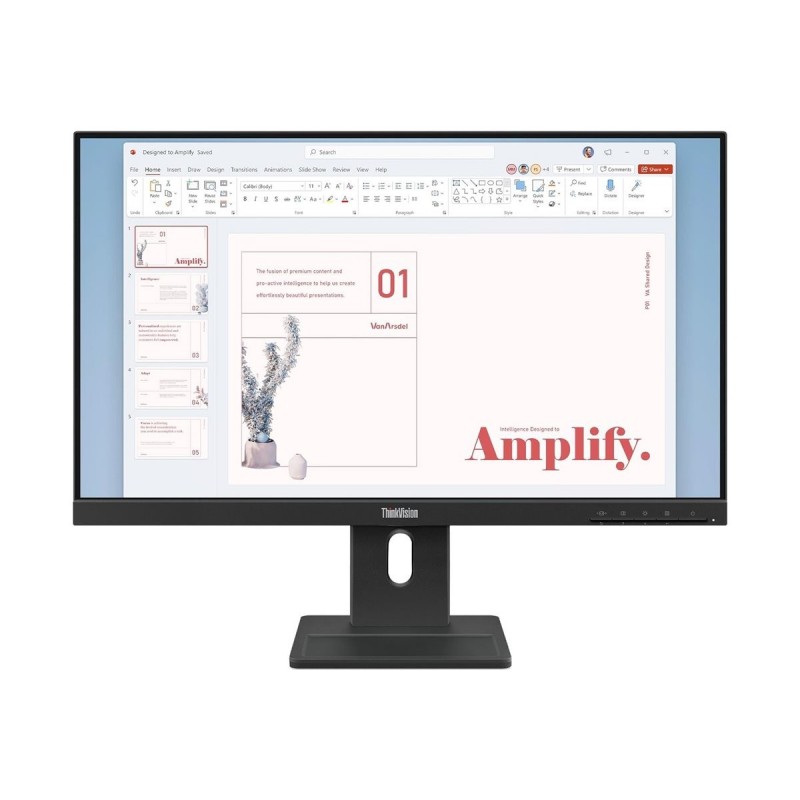LENOVO ThinkVision E24-40 23.8inch 1920x1080 IPS 100Hz Speakers 2x2W Epeat Gold TCO10